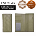 ESFOLAR Women's Long Wallet 100% Genuine Leather Wallet Dompet Perempuan (3023). 