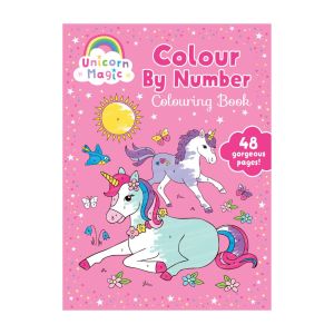 Unicorn Magic Colour by Number Book To Learn About Colour For Children Ages 3-7