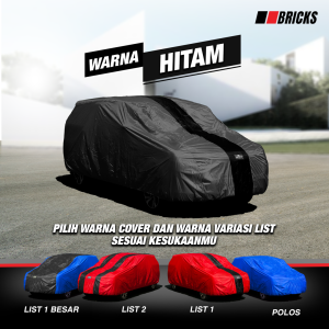 Car Cover Body Sarung Mobil Corola Cross Pelindung Anti UV & Custom Warna Primelux BRICK