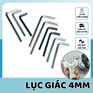 1 Cây lục giác 4mm (4 ly)  bộ lục lăng 6 cạch mở ốc lục giác size 4mm