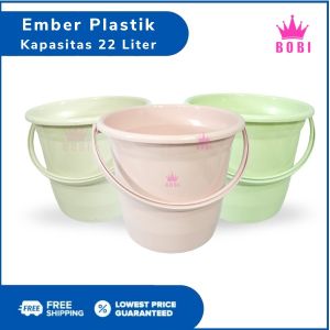 BOBI Shop Ember Plastik berkualitas 22 Liter - bucket Plactic Premium