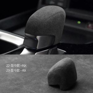 dncnf For Lexus NX 260 RX 350 NX350H RX450H 2024 2023 2022 2021 2016 Leather Car Gear Shift Knob Cover Suede Cap Mat M2Y9R