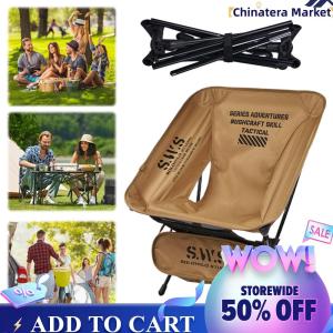 【Chinatera】เก้าอี้ตั้งแคมป์แบบพับได้ Oxford Cloth Lightweet