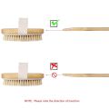 Dry Brushing Body Brush Set of 2, Dry Skin Exfoliating Brush, Handle Back Scrubber for Shower, Dry Brush for Cellulite. 