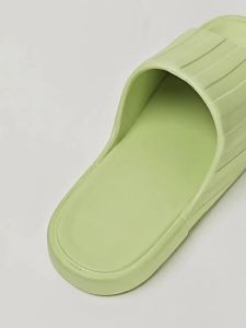New Striped Sandals For Women Summer Indoor Non-Slip Bathroom Slippers Thick-Soled Hotel Slippers For Men