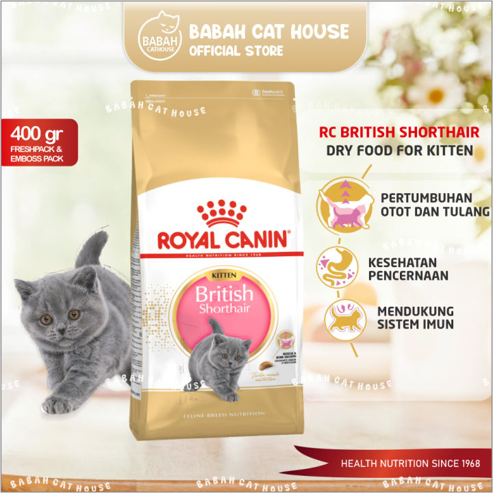 RC KITTEN BRITISH 400gr Cat Food Royal Canin Kitten British