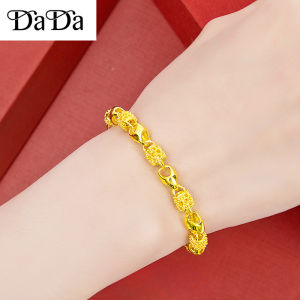 Jewelry Original bangkok cop 916 gold bracelet womens hollow exquisite wedding engagement jewelry gift for friends