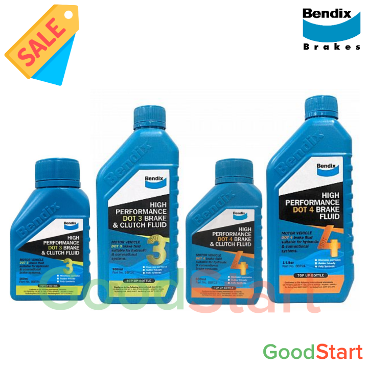 BENDIX High Performance Brake & Clutch Fluid (DOT 3 & DOT 4) Lazada PH
