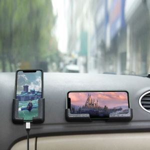 Multifunction Adjustable Width Self-adhesive Car Phone Holder Bracket Car Interior Accessories