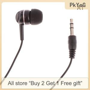 [COD] PkYeG Tool 1Pc Earpiece 3.5mm Plug Single Side Headset Headphone Dual Channel Earphone for Laptop PC Headset