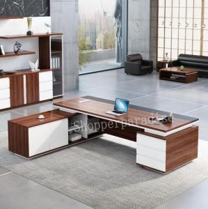 DT 018 Director Table w Swappable Cabinet/Executive Table