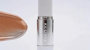 Korean Color Changing Foundation Stick with Brush for Lumine Skin 2-in-1 Waterproof & Long-Lasting Hydrating Makeup Dual-Ended Foundation & Concealer Stick (202)