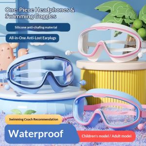 SERENEGLOW Kids Anti-Fog Waterproof Swim Goggles with Large Frame for Swimming and Diving - Perfect for Boys and Girls