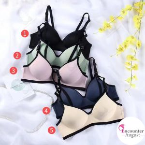 Light Seamless Bra Wireless Women Push Up Bra Girls Simple Bra 34-36-38-40 Cup B 6620