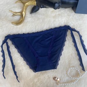 กางเกงชั้นในผู้หญิง บิกินี จีสตริง กางเกงในเอวต่ำ ผูกข้าง #S195