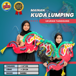 mainan kuda lumping anak usia 5 tahun mainan edukasi tradisional harga murah ready stock siap kirim