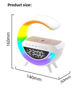 AUTO.8 ลำโพง แท่นชาร์จไร้สาย โคมไฟLED ลําโพงบลูทูธ ลําโพงไร้สาย ลำโพง3in1