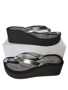 Fadil Sandal Wedges Jepit Manohara 6 Cm Kekinian