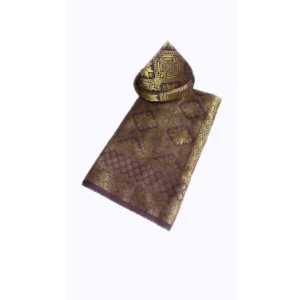 set tanjak palembang/set rumpak songket palembag terlaris/set topi khas palembang terbaru