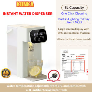 KONKA T2 Home and office Desktop Instant Hot Water Dispenser with 3L water tank Mini and Portable Tea Making Bar One-button Inteligent Speed Heating 4-stage Temperatura Electric Kette Recommended