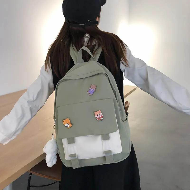 Korean backpacks for discount school