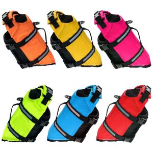 Pet Dog Flotation Life Vest Comfortable Summer Swimwears With Secure Buckles Design Water Safety Swimming Boatings Gear