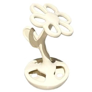 JITEN รูปทรงดอกไม้ ที่ใส่แปรงสีฟันเซรามิก การประหยัดพื้นที่ ช่องเสียบ6ช่อง ชั้นจัดเก็บแปรงสีฟัน ง่ายต่อการทำความสะอาด กันลื่น ชั้นวางแปรงแต่งหน้า อุปกรณ์เสริมในห้องน้ำ