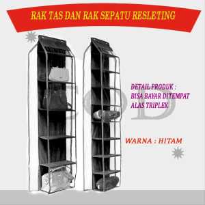 Set 2in1 polos / rak Gantung full ritsleting