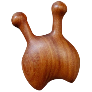 Hengfa Lina 1Pc Sandalwood Nose Facial Massage Wooden Guasha Scraping Board Eye Massage Scraper Portable Body Massager Nose Lifting Tool