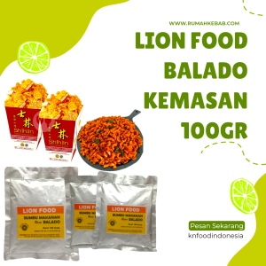 LION FOOD BUMBU TABUR ALA SHIHLIN RASA BALADO KEMASAN 100 GRAM
