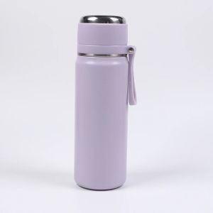 Stainless Steel Thermos Bottle 500ml/16.9oz And 600ml/20oz Vacuum Insulated Water Bottle With Handle Travel Insulated Cup2026