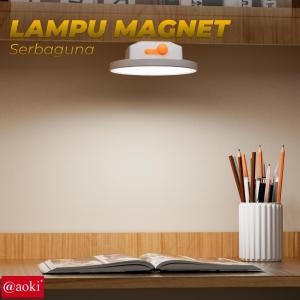 AOKI Lampu LED Magnet Dinding Bisa digantung Serbaguna Rechargable USB Warna Aesthetic