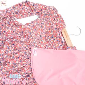 Gamis Anak Perempuan Set Jilbab / Gamis Ameera