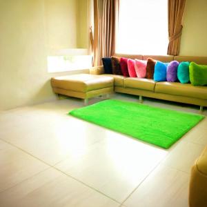 Eiyogen - Karpet lembut bahan bulu rasfur ukuran 50x160cm