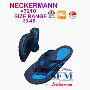 Neckermann Slipper 7231 Size 39 - 45 indoor outdoor home wear flipflop Ready Stock Black Navy Lemonfied sfm