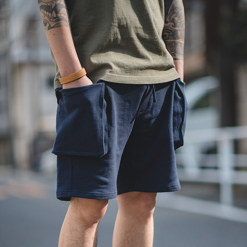 Maden brand overalls men summer new products hip hop Japanese retro military style P44 shorts large pockets casual beach travel five pants