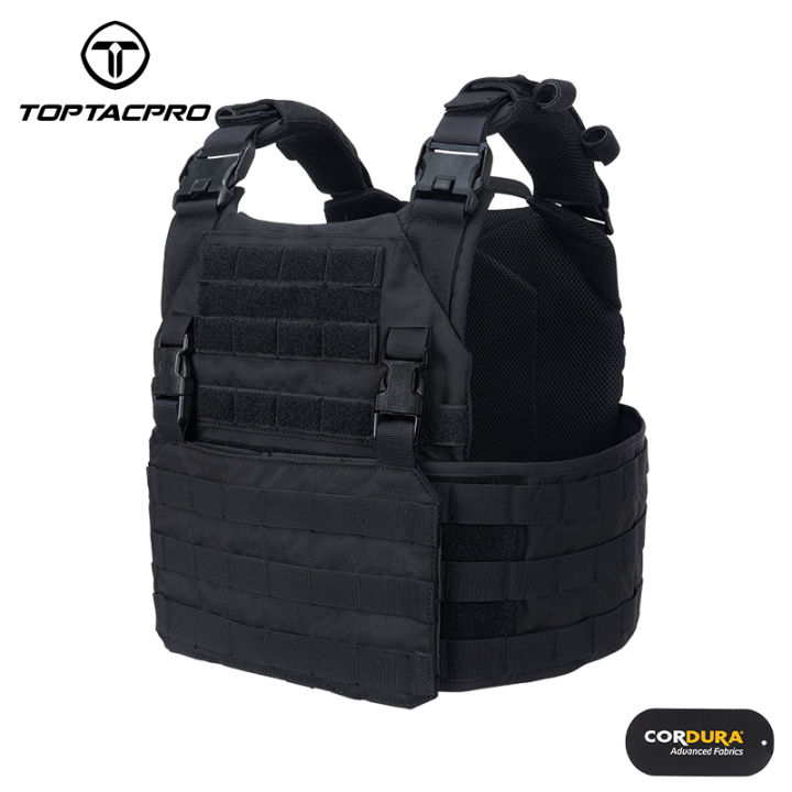 TOPTACPRO Tactical Vest AFPC Plate Carrier Modular Armor Fast Release ...