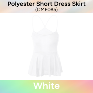 Dress: Mens Roleplay Polyester Short Dres Skirt with Adjustable Shoulder Strap (CMF085)