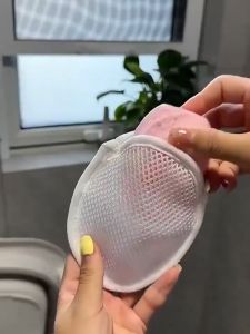soap mesh pouch with lanyard Bubbles are easier to form anti-slip and easy to place