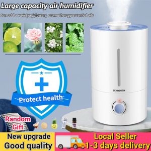 【Time-limited Promotion+Free Shipping】Original Large Capacity Household Mute Air Humidifier Ultrasonic Aroma Diffuser Air Humidifier with Adjustable Fog Quantity For Baby Family Pregnant In Bedroom Office Air Purify Moisturizer