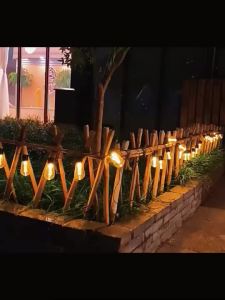 【Ready Stock】5M S14 solar light bulb outdoor lighting LED string lights Waterproof Christmas decoration lights[Fast Shipping]