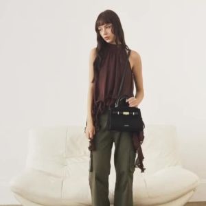 【New arrivals】MOSSDOOM Womens Bag Courine Bag Top Handle Handbag Crossbody Bag Gold Hardware Lock Lightweight Adjustable Strap Office Lady Work Bag Vintage Bag for Women