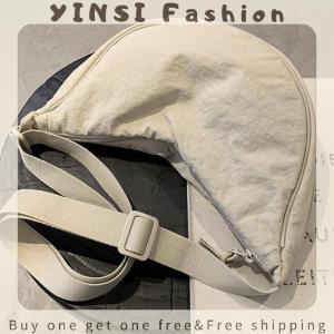 YINSI Crossbody Bag Nylon Dumpling Bag Shoulder Bag Trendy And Versatile Crossbody Bag