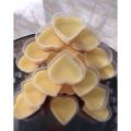 Bộ 50 Khuôn Làm Bánh Flan Rau Câu Sữa Chua Hình Trái Tim Có Nắp. 