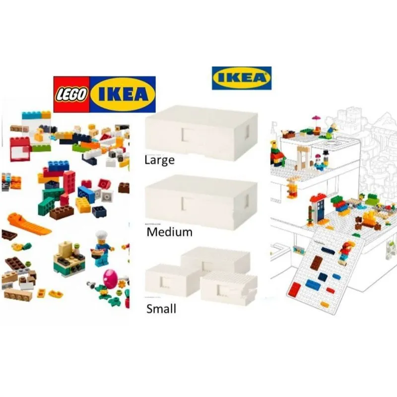 Lego Group Ikea And Lego Collaboration BYGGLEK IKEA LEGO Box With