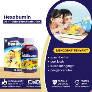 Obat Untuk Mencerdaskan Otak Anak Vitamin Anak Pintar Sumplemen Cerdas Anak Pengencer Otak Nutrisi Otak Mencerdaskan Otak Anak Obat Otak Lemot Otak Lelah Susah Berfikir Vitamin Susah Mengingat - Walatra Hexabumin