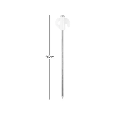 Fluorescent Ground Nails 20CM Camping Tent Canopy Accessories Stake Wind Rope Nail Luminous Outdoor Flysheet Tent Steel Nails 地钉
