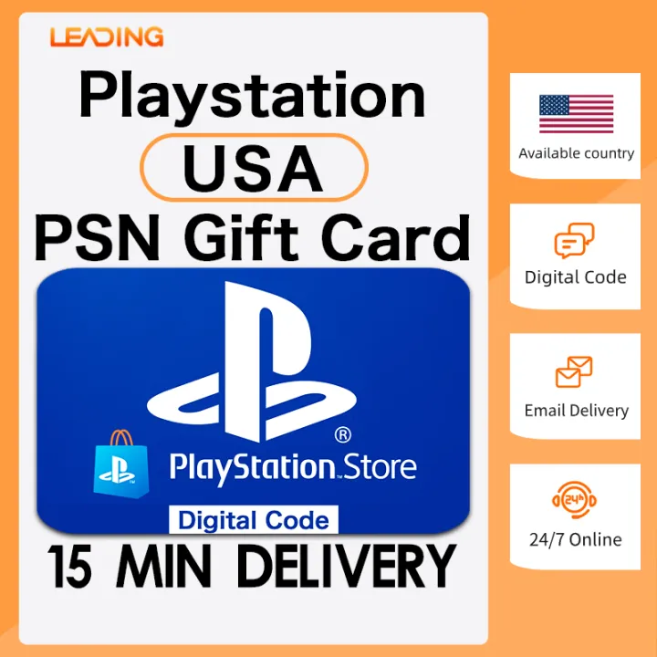 PSN USA 1 USD ~250 USD Playstation Network Gift Card Digital Codes ...