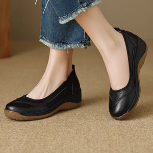 Platform Shoes Sports Shoes for Women Daily Leisure Office Soft and Comfortable Casual Shoes Anti-slip Function