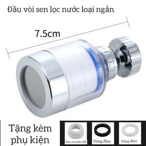Vòi Xoay 360 Độ Kèm Đầu Lọc Nước Khử Clo